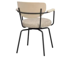 Rowico Home Merrick Snurr Karmstol Ek/Svart