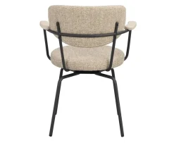 Rowico Home Merrick Snurr Karmstol Mörkbeige/Svart