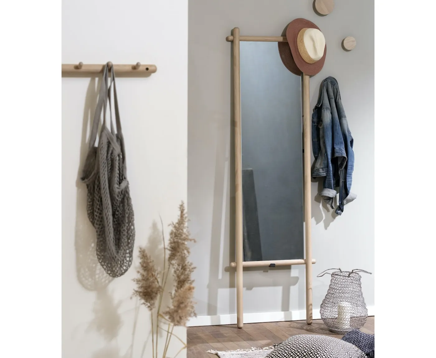 Rowico Home Milford Kroklist Vitpigmenterad 80cm