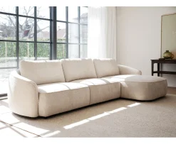 Rowico Home Norris 4-sits Soffa Schäslong Höger Ljusbeige 319cm