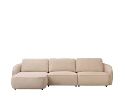 Rowico Home Norris 4-sits Soffa Schäslong Vänster Ljusbeige 319cm