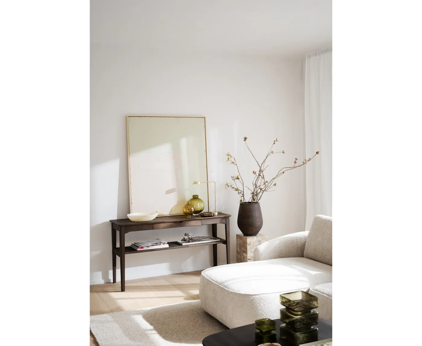 Rowico Home Norris 4-sits Soffa Schäslong Vänster Ljusbeige 319cm
