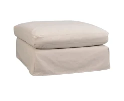 Rowico Home Peyton Fotpall Beige 90cm