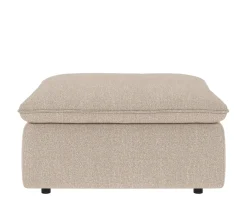 Rowico Home Rawlins Fotpall Sandra Ljusbeige