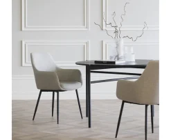 Rowico Home Reily Karmstol Beige/Svart