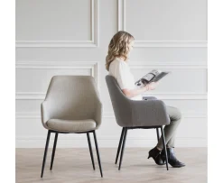 Rowico Home Reily Karmstol Beige/Svart
