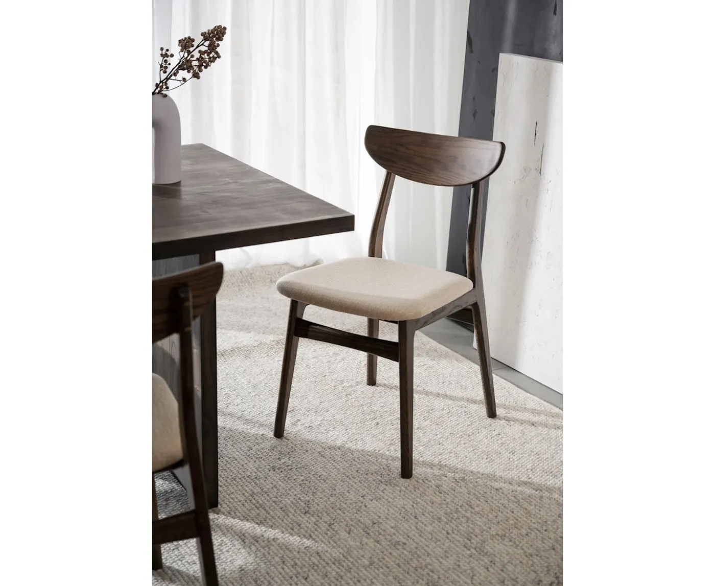 Rowico Home Rodham Matstol Brun/Beige