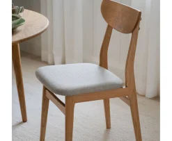 Rowico Home Rodham Matstol Ek/Gråbeige