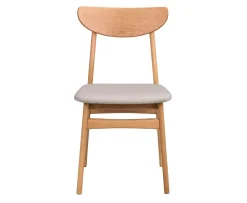 Rowico Home Rodham Matstol Ek/Gråbeige
