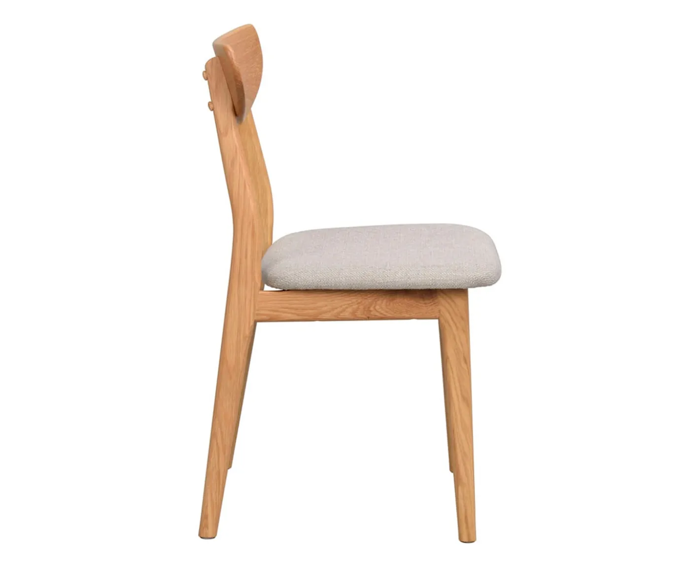 Rowico Home Rodham Matstol Ek/Gråbeige