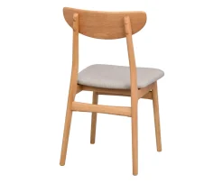 Rowico Home Rodham Matstol Ek/Gråbeige