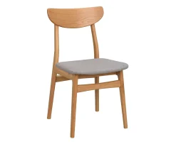 Rowico Home Rodham Matstol Ek/Ljusgrå