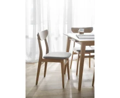 Rowico Home Rodham Matstol Ek/Ljusgrå