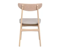 Rowico Home Rodham Matstol Vitpigment Ek/Gråbeige