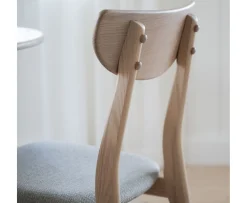 Rowico Home Rodham Matstol Vitpigment Ek/Gråbeige