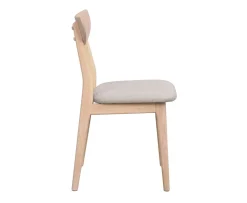 Rowico Home Rodham Matstol Vitpigment Ek/Gråbeige