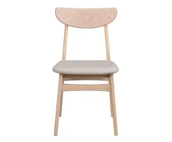 Rowico Home Rodham Matstol Vitpigment Ek/Gråbeige