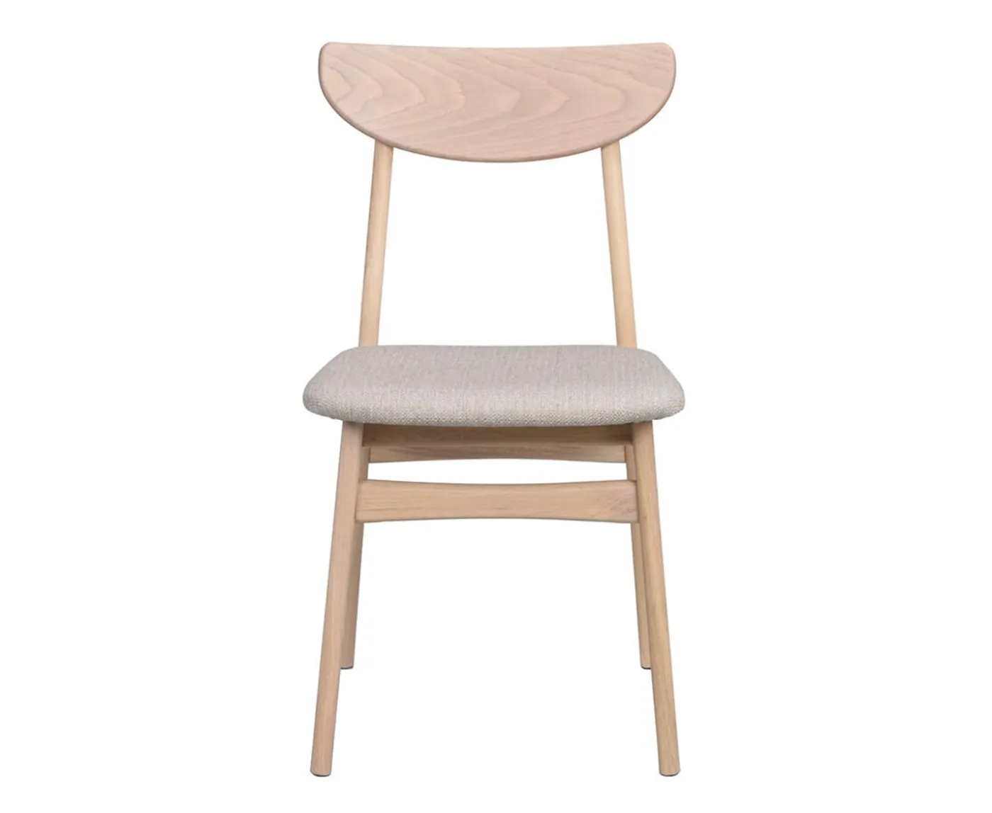 Rowico Home Rodham Matstol Vitpigment Ek/Gråbeige