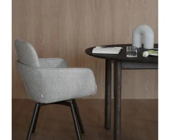 Rowico Home Roswell Karmstol Ljusbeige/Brun