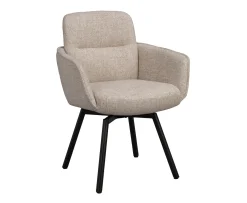 Rowico Home Roswell Karmstol Ljusbeige/Brun