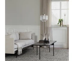 Rowico Home Shelton Soffbord Brun/Svart 95x50cm