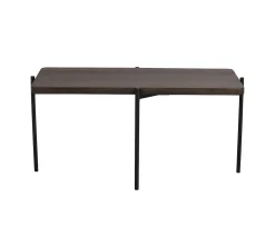 Rowico Home Shelton Soffbord Brun/Svart 95x50cm