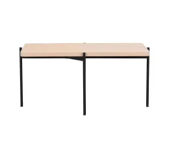 Rowico Home Shelton Soffbord Vitpigmenterad/Svart 95x50cm