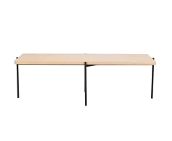 Rowico Home Shelton Soffbord Vitpigmenterad/Svart 145x60cm