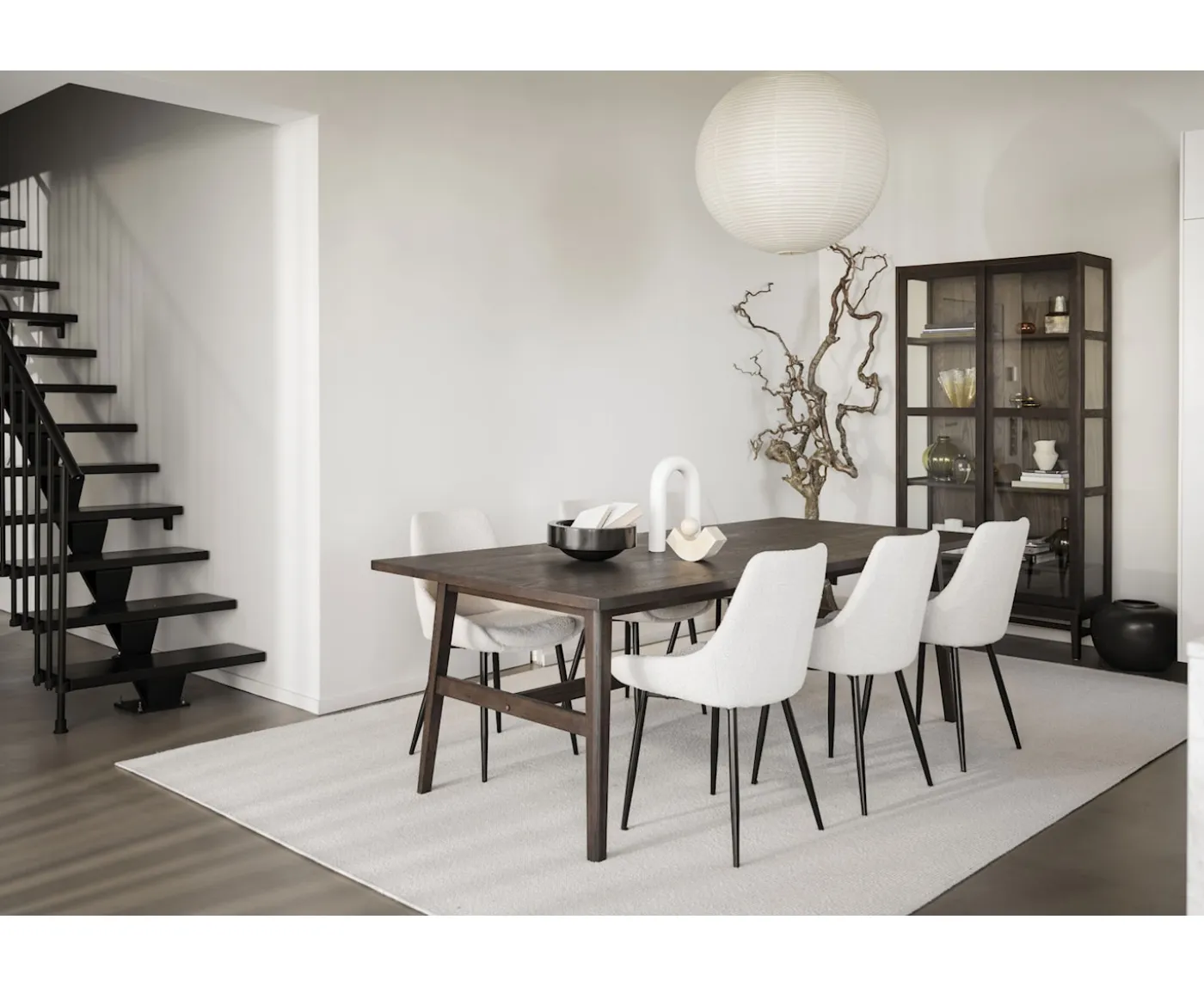 Rowico Home Sierra Matstol Bouclé Beige