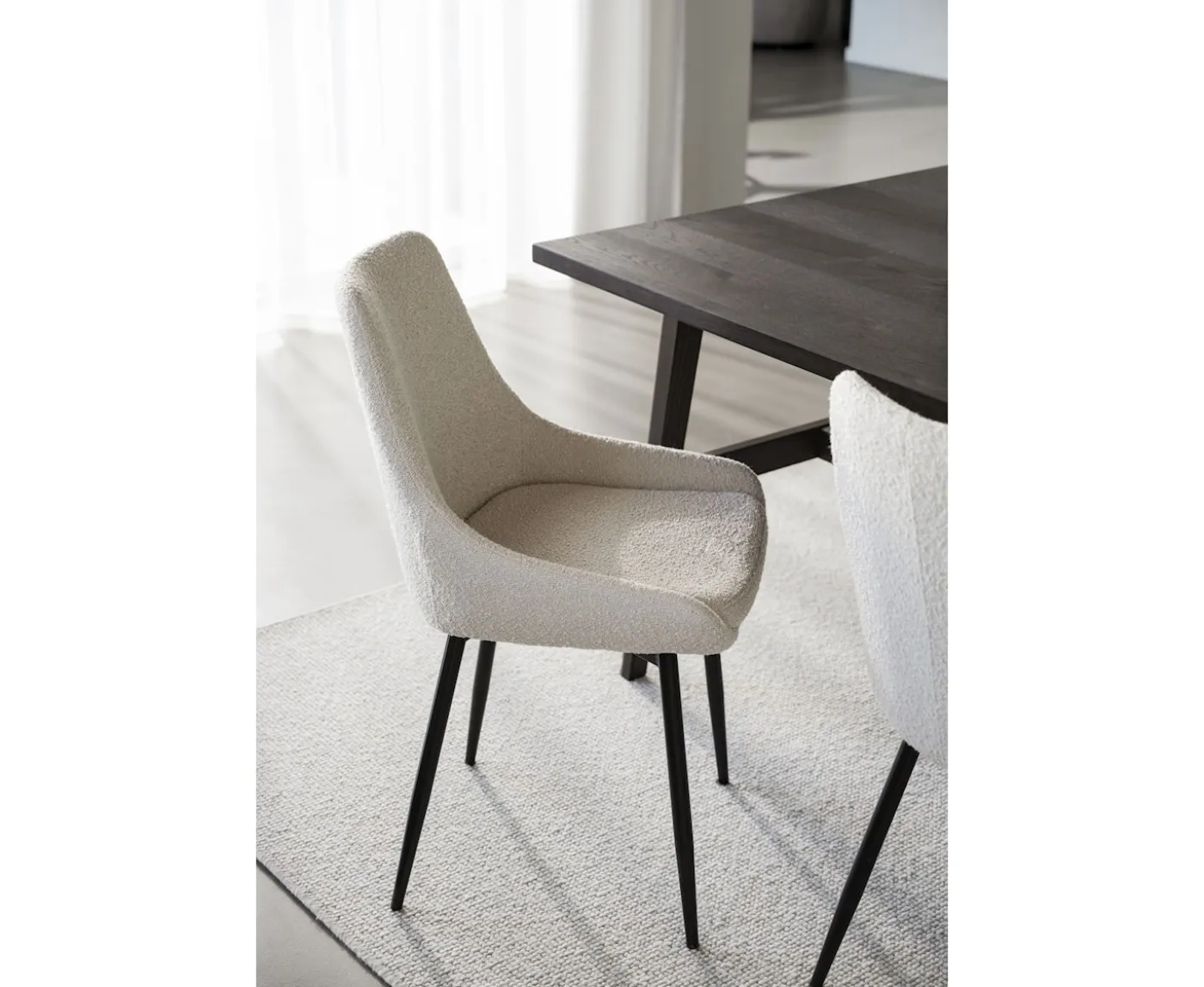 Rowico Home Sierra Matstol Bouclé Beige
