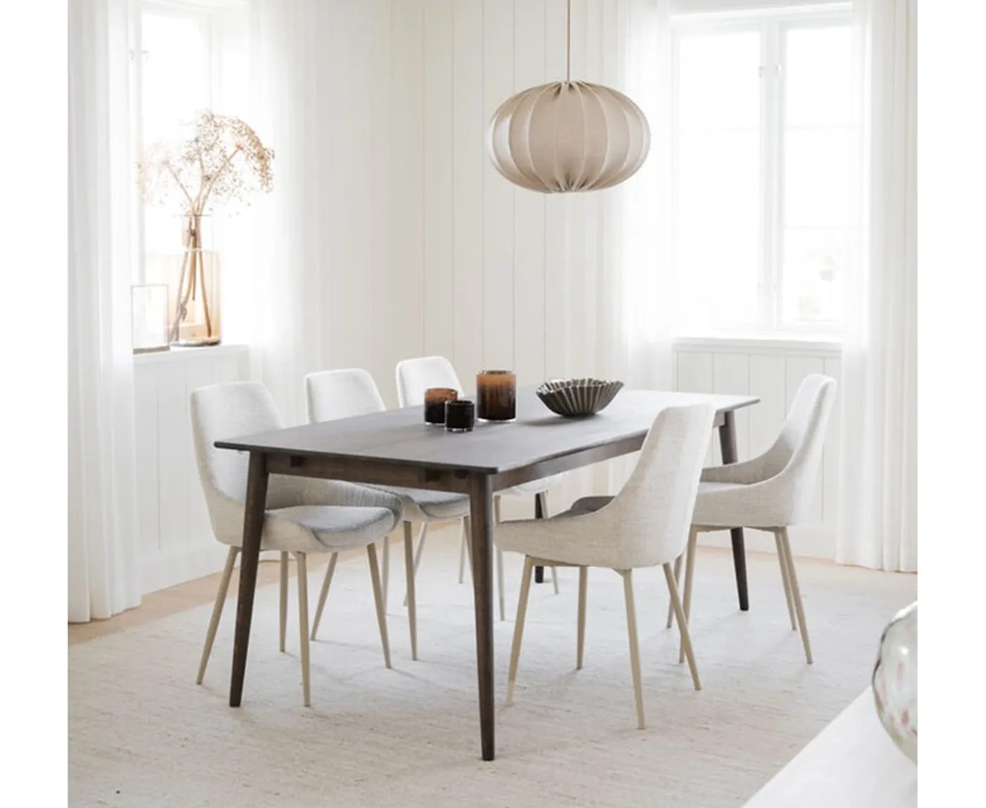 Rowico Home Sierra Matstol Ljusbeige