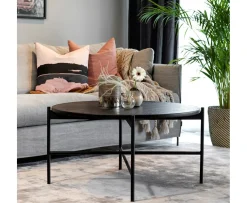 Rowico Home Skye Soffbord Svart Ø85