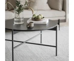 Rowico Home Skye Soffbord Svart Ø85
