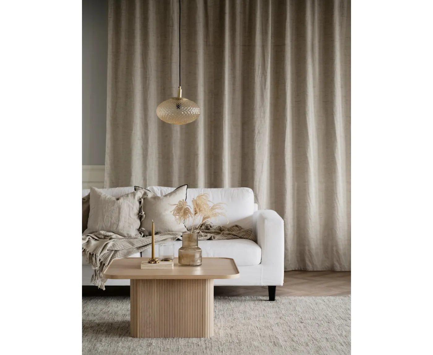 Rowico Home Sullivan Soffbord Vitpigmenterad Ek 80x80