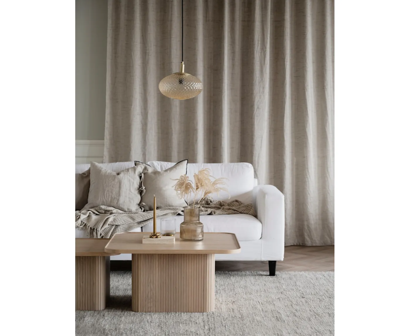 Rowico Home Sullivan Soffbord Vitpigmenterad Ek 80x80
