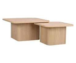 Rowico Home Sullivan Soffbord Vitpigmenterad Ek 80x80