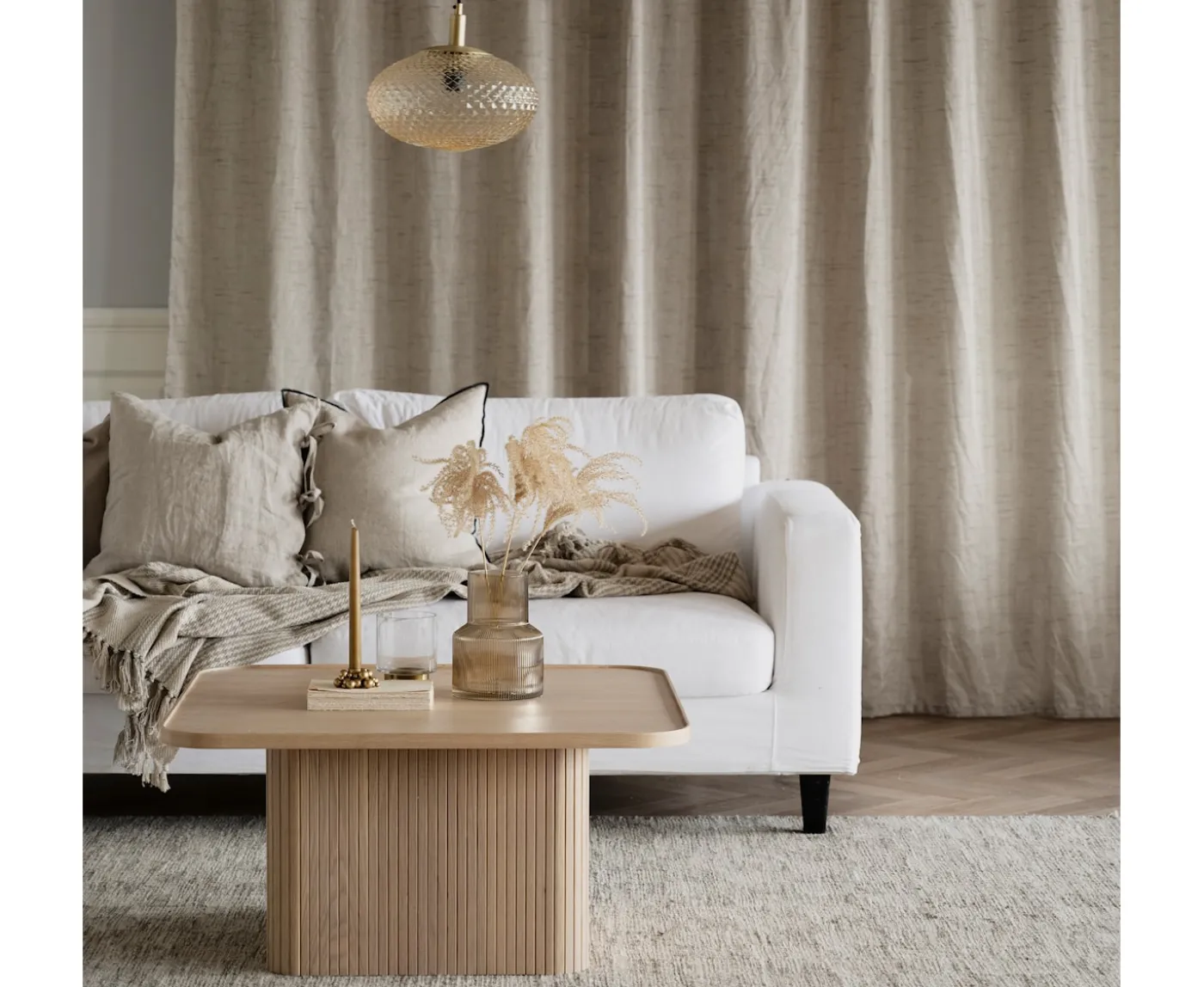 Rowico Home Sullivan Soffbord Vitpigmenterad Ek 60x60