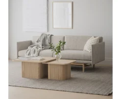 Rowico Home Sullivan Soffbord Vitpigmenterad Ek 60x60