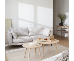 Rowico Home Tompkins Soffbord Vitpigmenterad Ø90