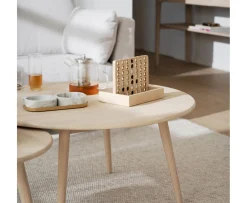Rowico Home Tompkins Soffbord Vitpigmenterad Ø90