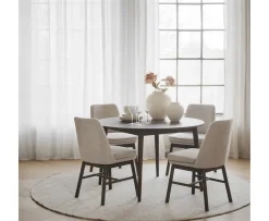 Rowico Home Tyler Matbord Brun Ø120+45