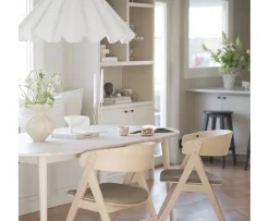 Rowico Home Tyler Matbord Ovalt Vitpigmenterad 170+40