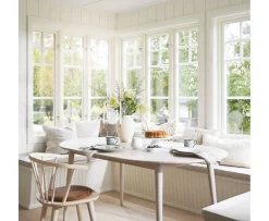 Rowico Home Tyler Matbord Ovalt Vitpigmenterad 170+40