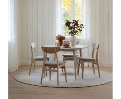 Rowico Home Tyler Matbord Vitpigmenterad Ø120+45
