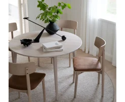 Rowico Home Tyler Matbord Vitpigmenterad Ø120+45