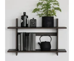Rowico Home Westlock Vägghylla Brun Ek 75x48