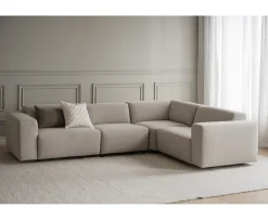 Rowico Home Willard 2+3-sits Hörnsoffa Ljusbeige 297x219
