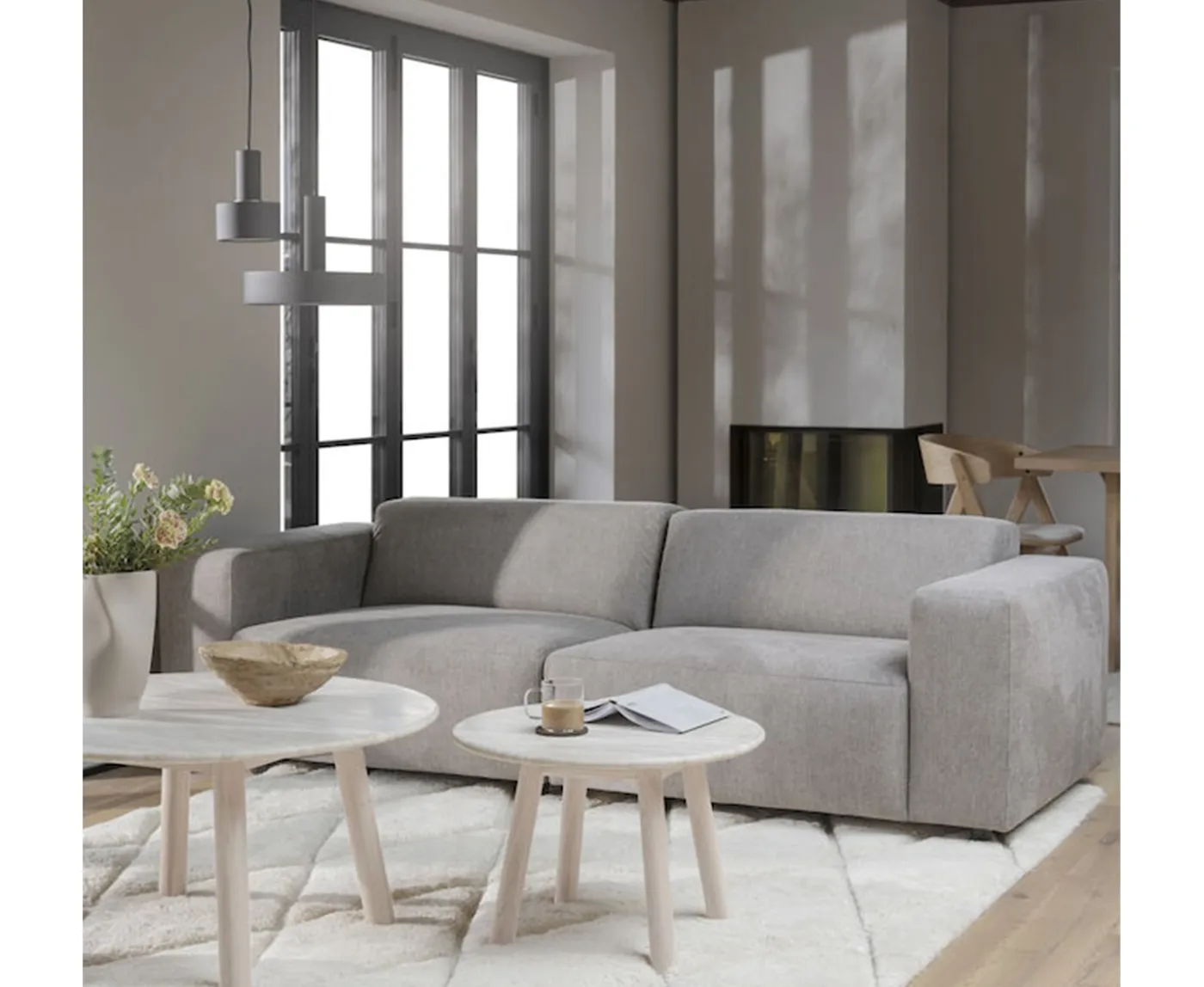 Rowico Home Willard 3-sits Soffa Beige