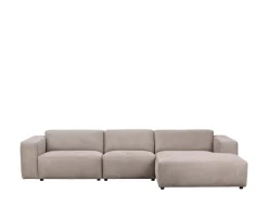 Rowico Home Willard 4-sits Soffa Schäslong Höger Beige