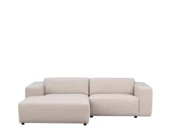 Rowico Home Willard 3-sits Soffa Schäslong Vänster Ljusbeige